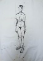 Nude standing I