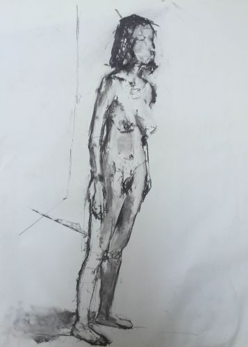 Nude standing II